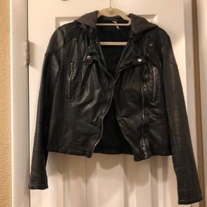 Free People Faux Leather Jacket